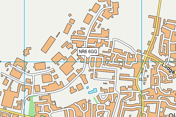 NR6 6GQ map - OS VectorMap District (Ordnance Survey)
