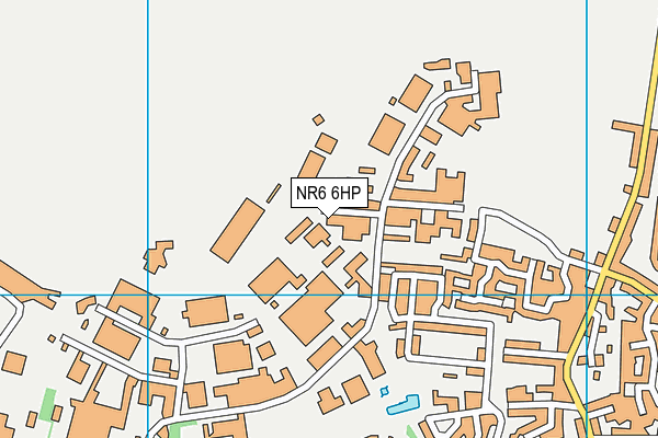 NR6 6HP map - OS VectorMap District (Ordnance Survey)