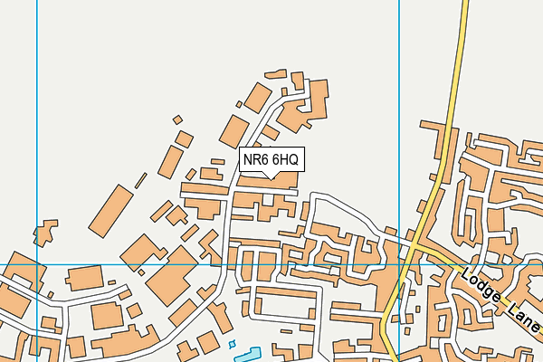 NR6 6HQ map - OS VectorMap District (Ordnance Survey)