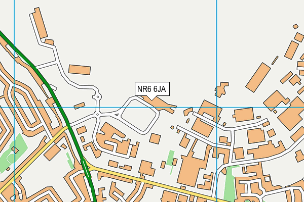 Youfit (Norwich North) map (NR6 6JA) - OS VectorMap District (Ordnance Survey)