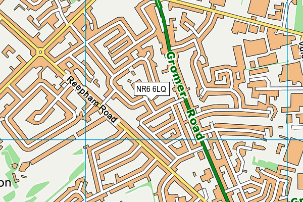 NR6 6LQ map - OS VectorMap District (Ordnance Survey)