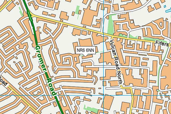 NR6 6NN map - OS VectorMap District (Ordnance Survey)