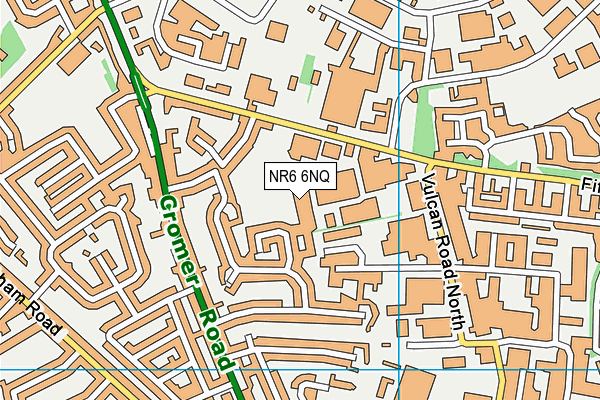 NR6 6NQ map - OS VectorMap District (Ordnance Survey)