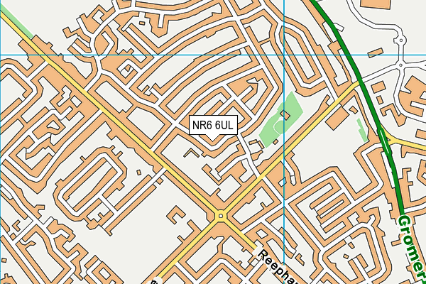 NR6 6UL map - OS VectorMap District (Ordnance Survey)
