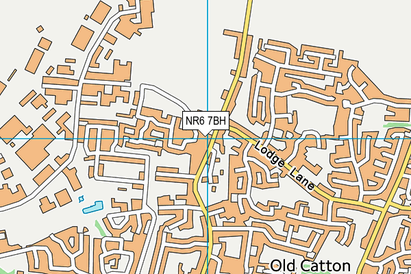 NR6 7BH map - OS VectorMap District (Ordnance Survey)