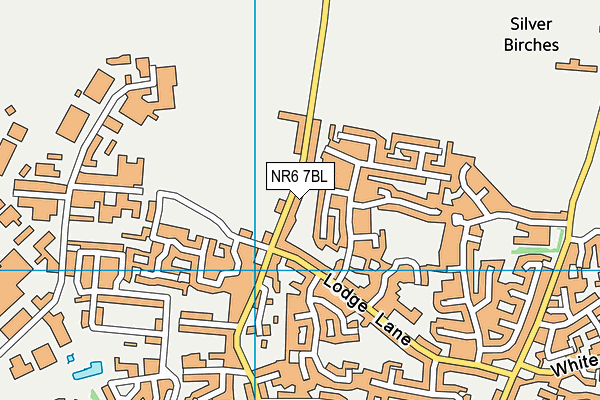 NR6 7BL map - OS VectorMap District (Ordnance Survey)