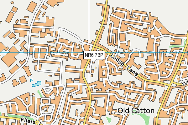 NR6 7BP map - OS VectorMap District (Ordnance Survey)