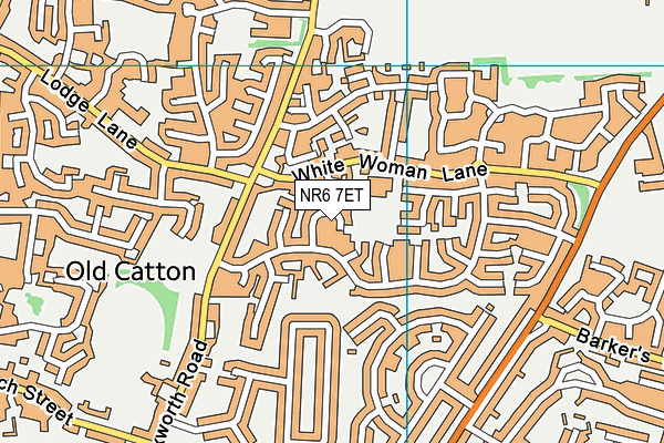 NR6 7ET map - OS VectorMap District (Ordnance Survey)