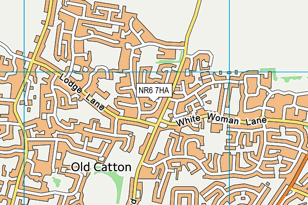 NR6 7HA map - OS VectorMap District (Ordnance Survey)