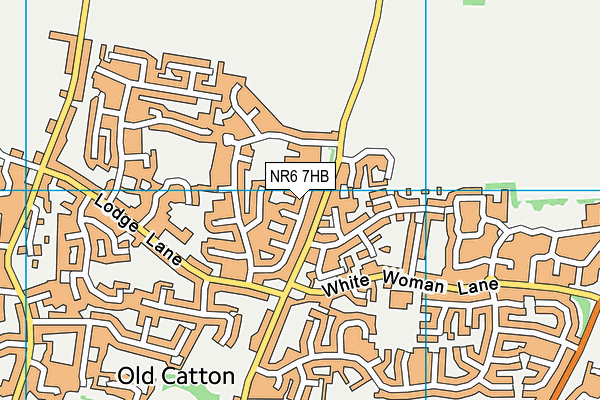 NR6 7HB map - OS VectorMap District (Ordnance Survey)