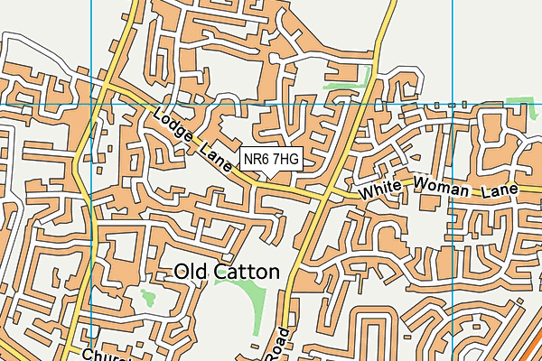 NR6 7HG map - OS VectorMap District (Ordnance Survey)