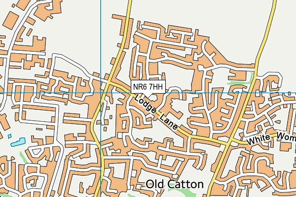 NR6 7HH map - OS VectorMap District (Ordnance Survey)