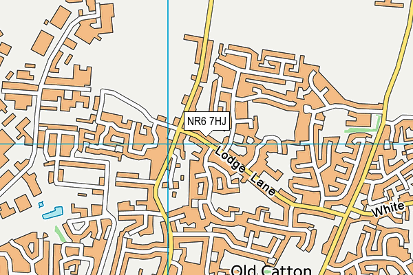 NR6 7HJ map - OS VectorMap District (Ordnance Survey)