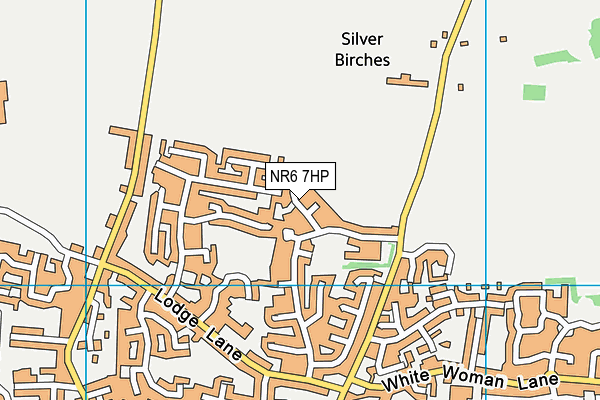 NR6 7HP map - OS VectorMap District (Ordnance Survey)