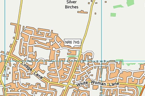 NR6 7HS map - OS VectorMap District (Ordnance Survey)