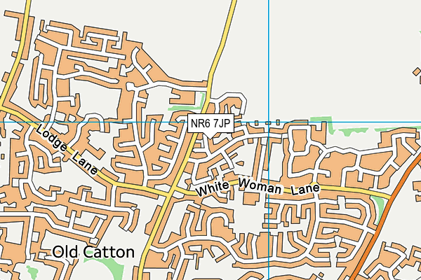 NR6 7JP map - OS VectorMap District (Ordnance Survey)