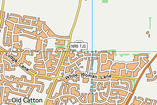 NR6 7JS map - OS VectorMap District (Ordnance Survey)