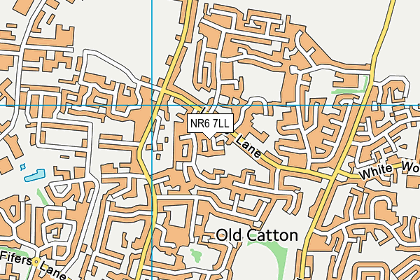 NR6 7LL map - OS VectorMap District (Ordnance Survey)