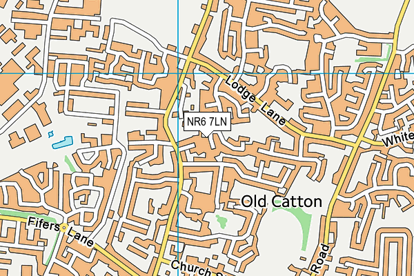 NR6 7LN map - OS VectorMap District (Ordnance Survey)