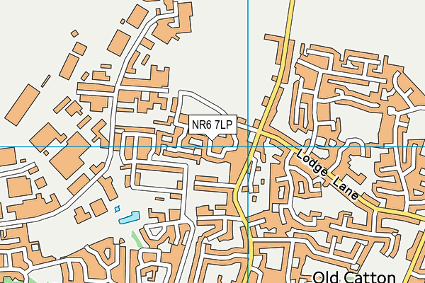 NR6 7LP map - OS VectorMap District (Ordnance Survey)