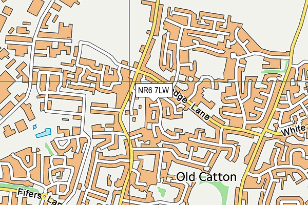 NR6 7LW map - OS VectorMap District (Ordnance Survey)