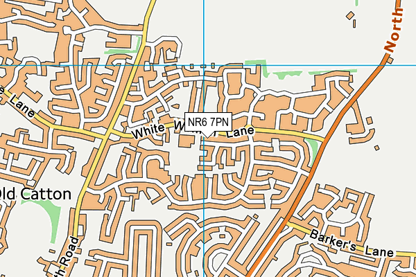 NR6 7PN map - OS VectorMap District (Ordnance Survey)
