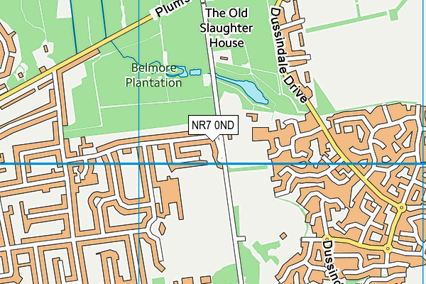 NR7 0ND map - OS VectorMap District (Ordnance Survey)