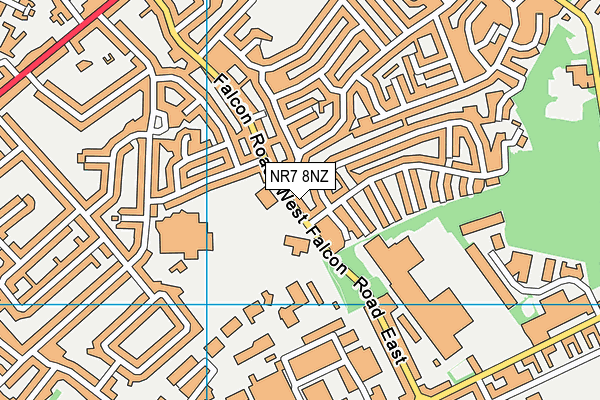 Cecil Gowing Infant School map (NR7 8NZ) - OS VectorMap District (Ordnance Survey)