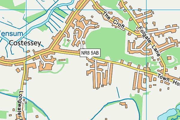 NR8 5AB map - OS VectorMap District (Ordnance Survey)