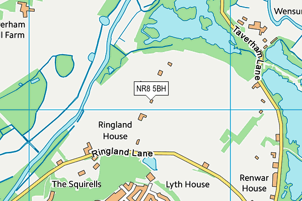 NR8 5BH map - OS VectorMap District (Ordnance Survey)
