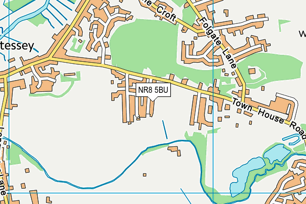 NR8 5BU map - OS VectorMap District (Ordnance Survey)