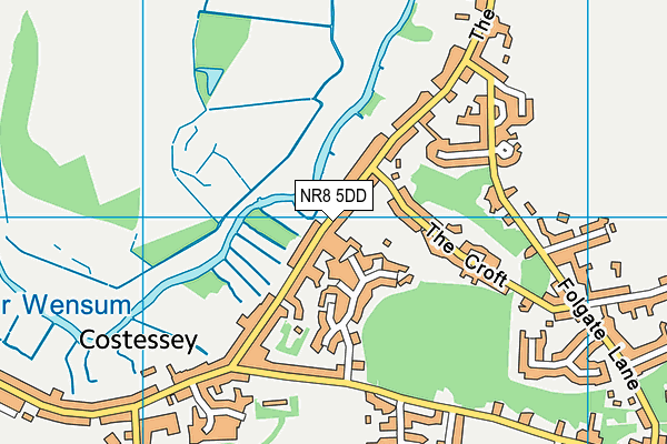 NR8 5DD map - OS VectorMap District (Ordnance Survey)