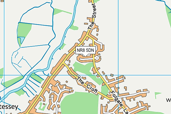 NR8 5DN map - OS VectorMap District (Ordnance Survey)