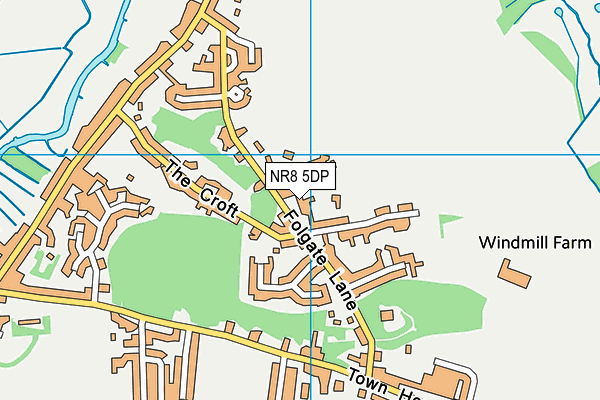 NR8 5DP map - OS VectorMap District (Ordnance Survey)