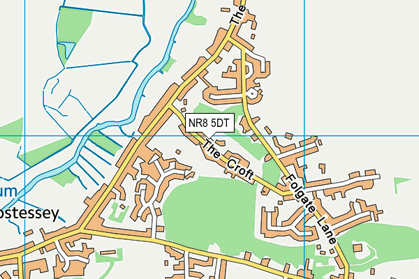 NR8 5DT map - OS VectorMap District (Ordnance Survey)