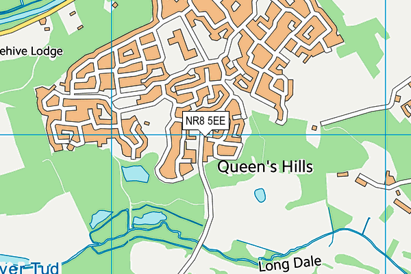 NR8 5EE map - OS VectorMap District (Ordnance Survey)