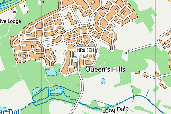 NR8 5EH map - OS VectorMap District (Ordnance Survey)