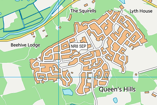 NR8 5EP map - OS VectorMap District (Ordnance Survey)