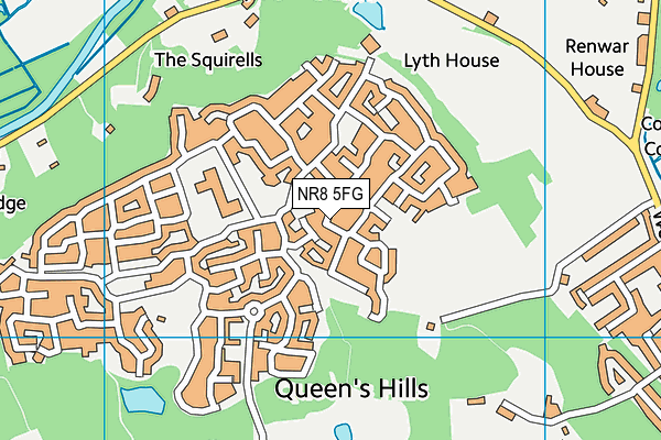 NR8 5FG map - OS VectorMap District (Ordnance Survey)