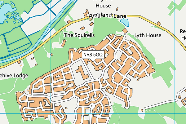 NR8 5GQ map - OS VectorMap District (Ordnance Survey)