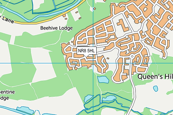 NR8 5HL map - OS VectorMap District (Ordnance Survey)