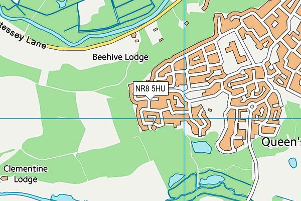 NR8 5HU map - OS VectorMap District (Ordnance Survey)