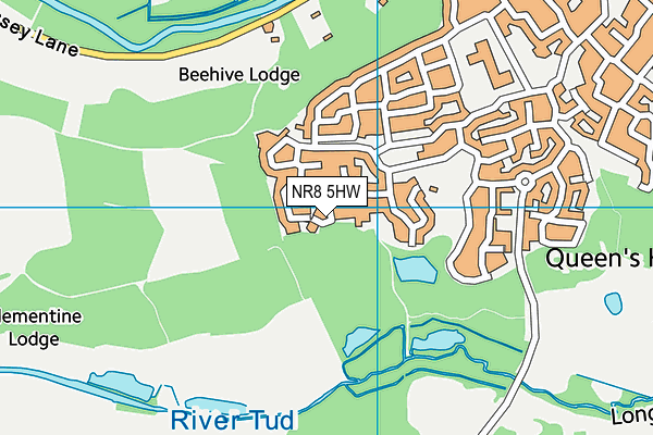 NR8 5HW map - OS VectorMap District (Ordnance Survey)