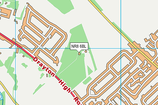NR8 6BL map - OS VectorMap District (Ordnance Survey)