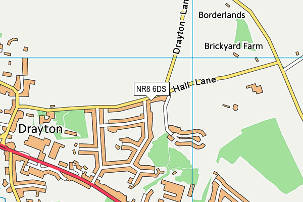 NR8 6DS map - OS VectorMap District (Ordnance Survey)