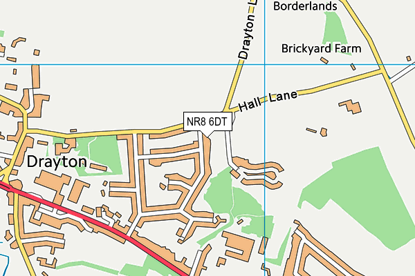 NR8 6DT map - OS VectorMap District (Ordnance Survey)