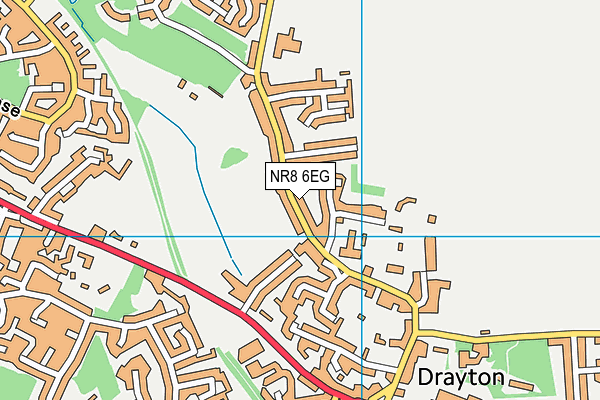 NR8 6EG map - OS VectorMap District (Ordnance Survey)