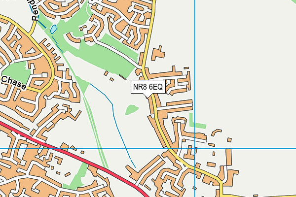 NR8 6EQ map - OS VectorMap District (Ordnance Survey)