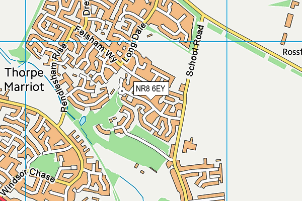 NR8 6EY map - OS VectorMap District (Ordnance Survey)