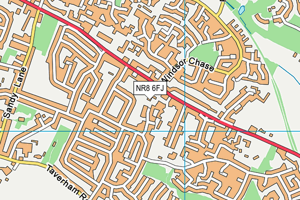 NR8 6FJ map - OS VectorMap District (Ordnance Survey)